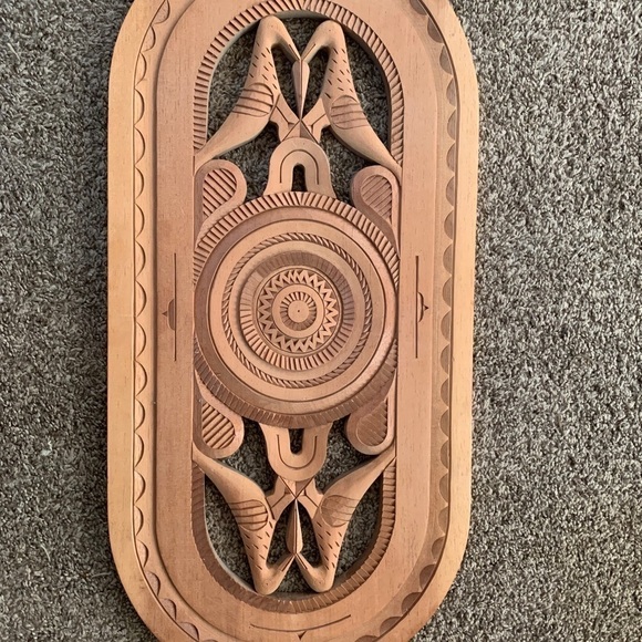 Wooden Handcarved Decor - Picture 1 of 5
